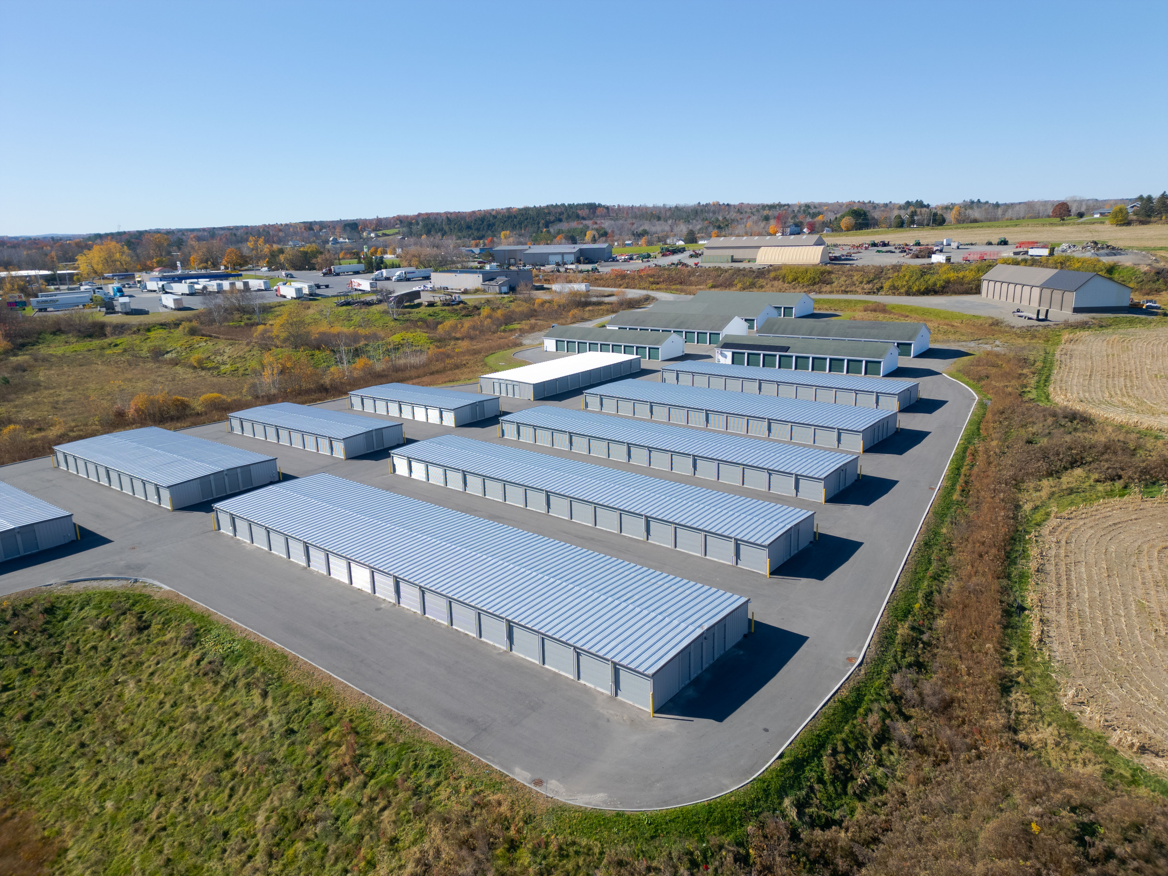Self-Storage Facility — Aerial View, Fairfield ME