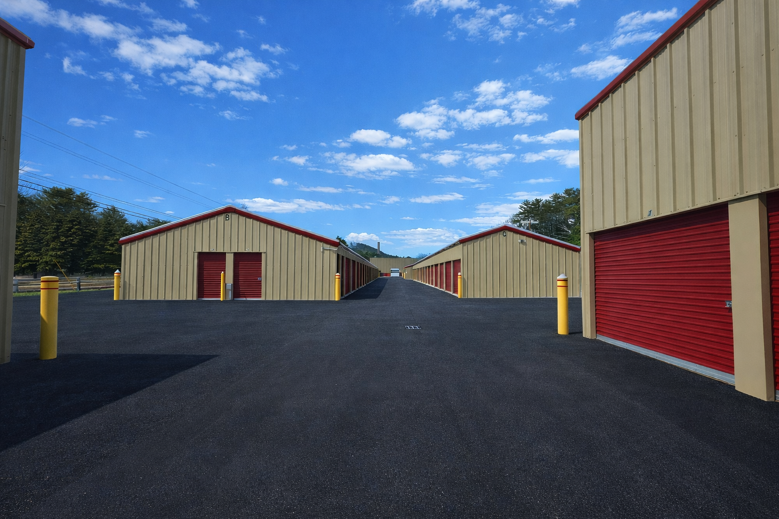 Self-Storage Facility — Ground Level View